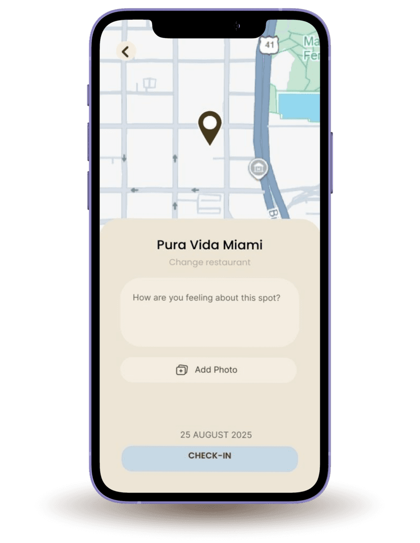 Dumplin AI Check-in History Interface